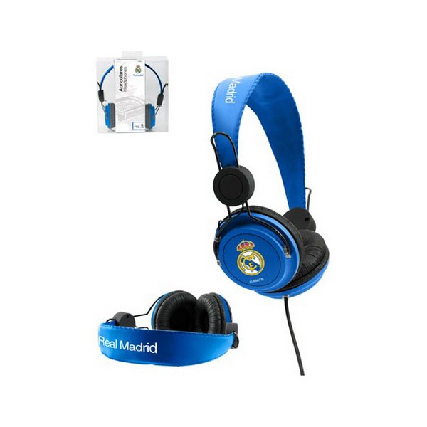 Headphones with Headband Real MadrID C.F. Blue
